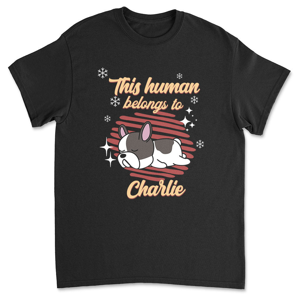 Personalized Custom Unisex 'Belongs To Me' T-shirt - Ideal Gift for Pet Lovers