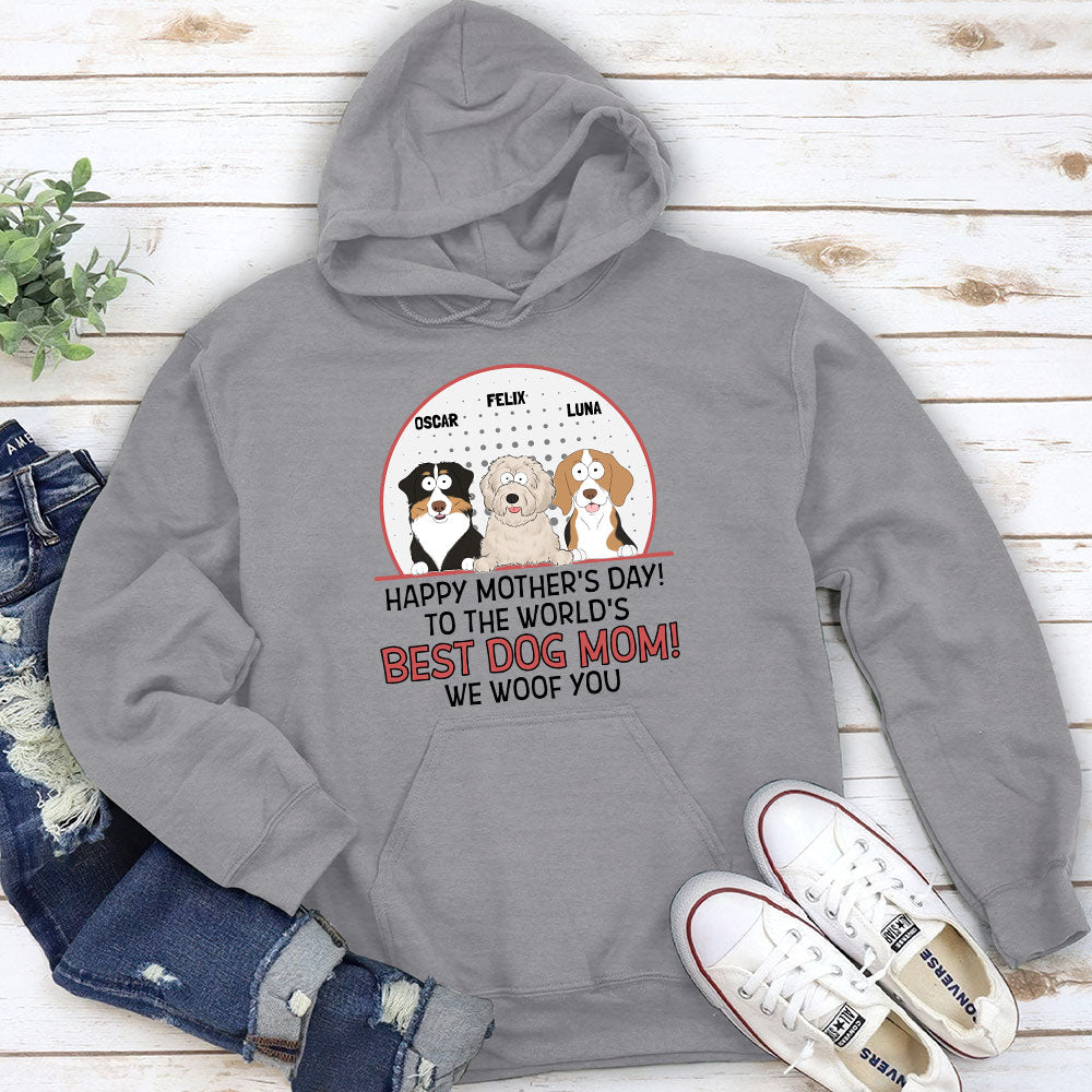 The Ultimate Personalized Custom Dog Mom Woof You Hoodie - A Perfect Gift