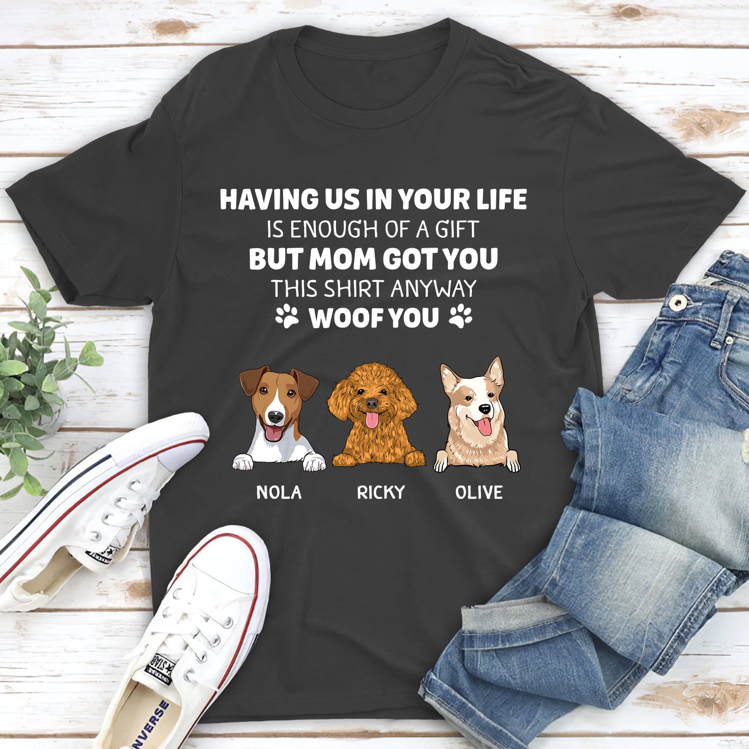 Personalized Unisex Dog Lover T-shirt - The Perfect Gift