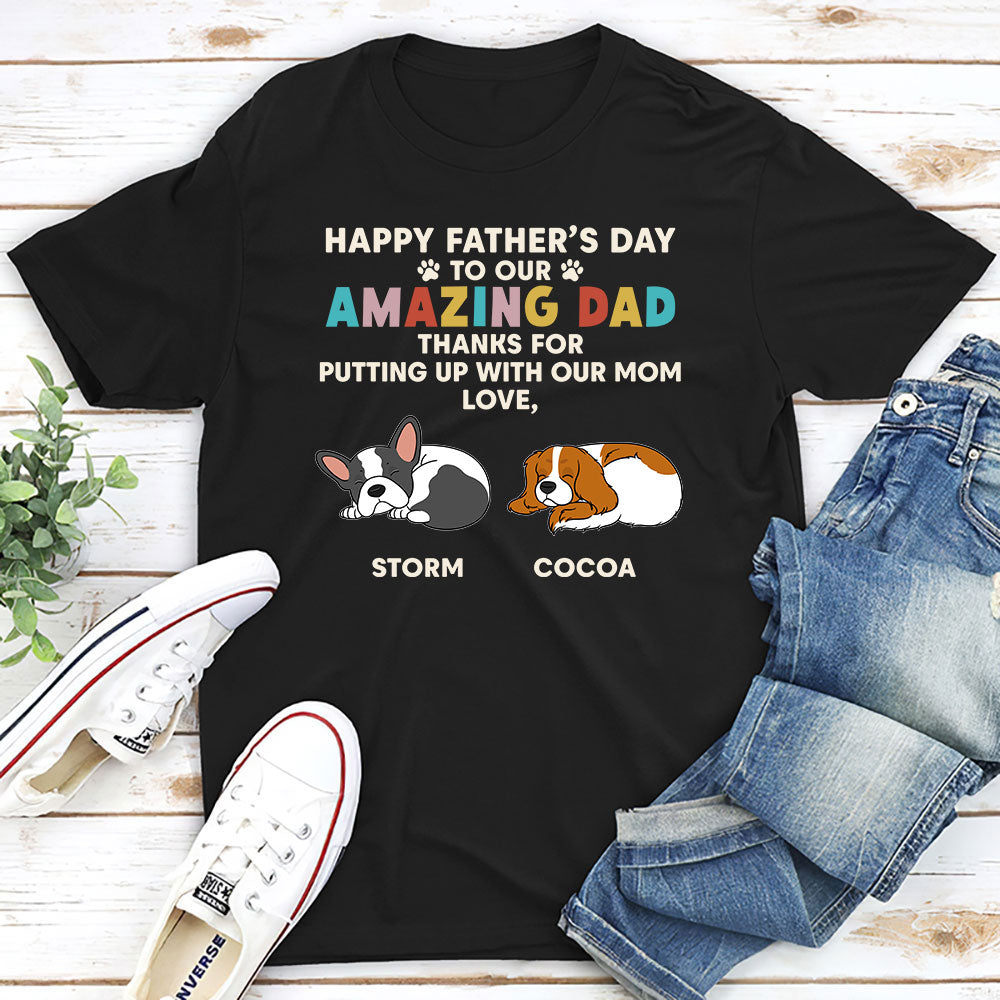 Customizable Unisex T-shirt - The Ideal Gift for Pet Lovers and Dads