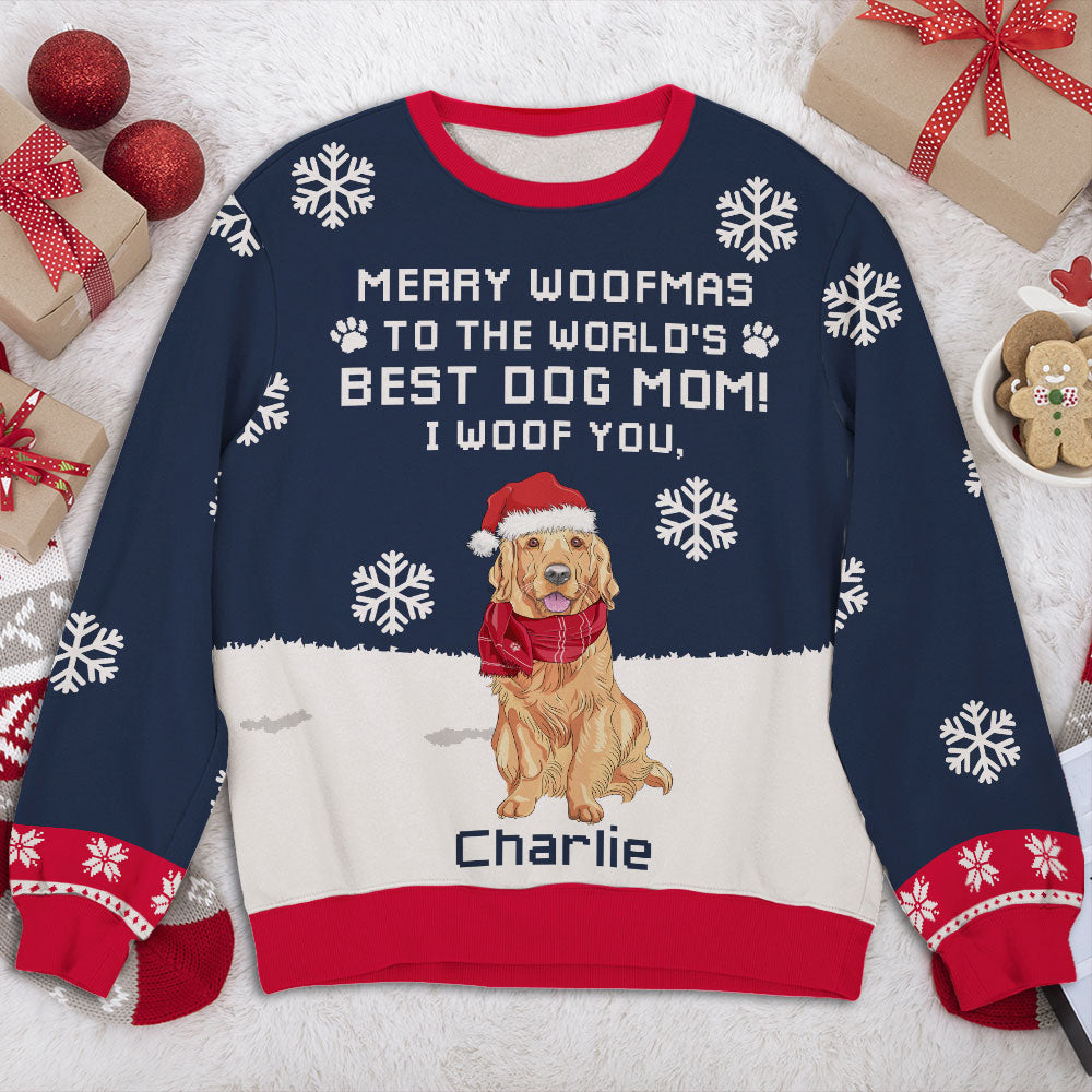 Personalized All-Over-Print Sweatshirt - Ideal Gift for Mom/Dad