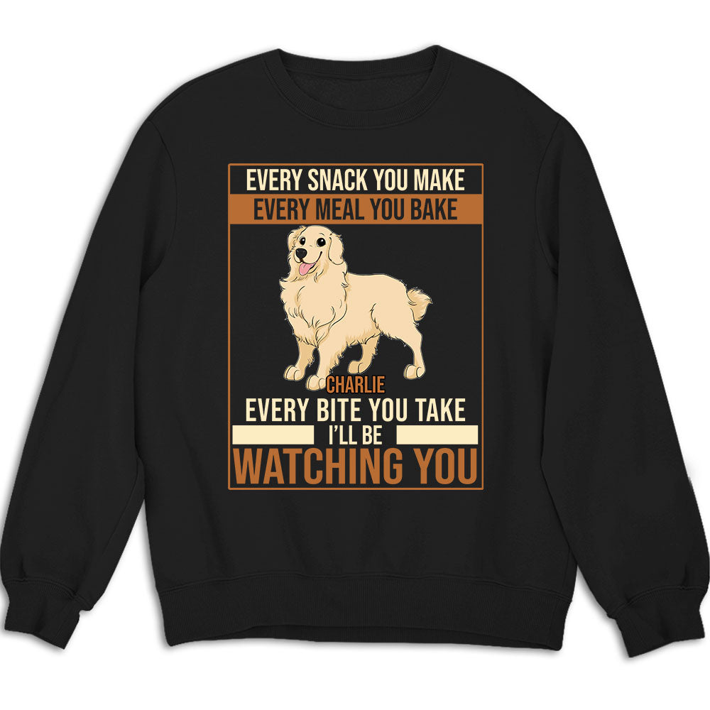 Personalized Custom Snack and Meal Themed Sweatshirt for Pet Lovers
