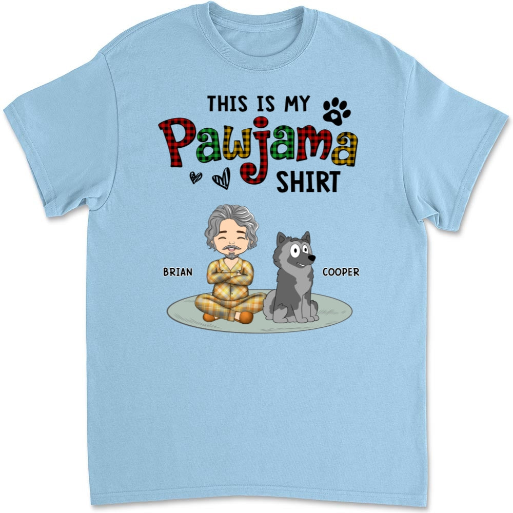 Personalized Pawjama Unisex T-Shirt - Version 3 for Pet Lovers