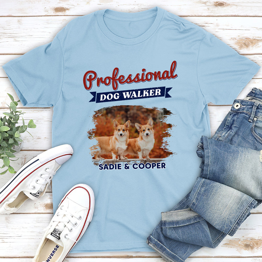 Professional Walker Personalized Custom Unisex Pet Lover T-shirt
