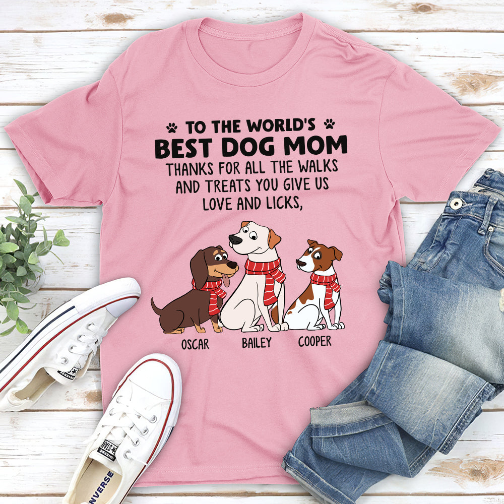Love And Licks - Customizable Unisex Personalized T-shirt for Pet Lovers