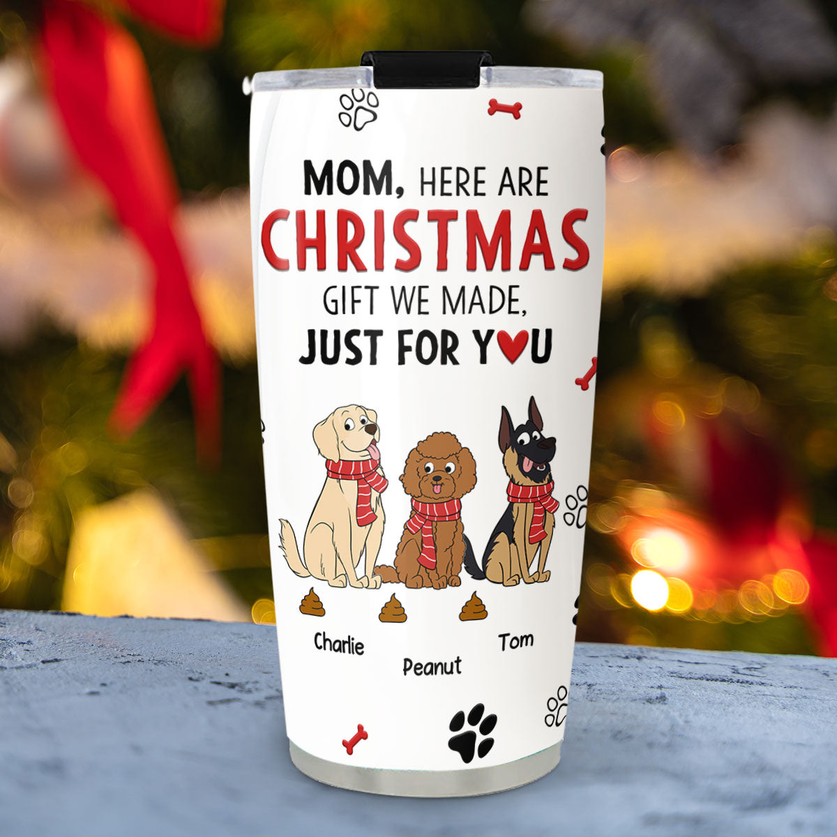 Personalized Custom Tumbler - The Perfect Little Gift for Dog Parents