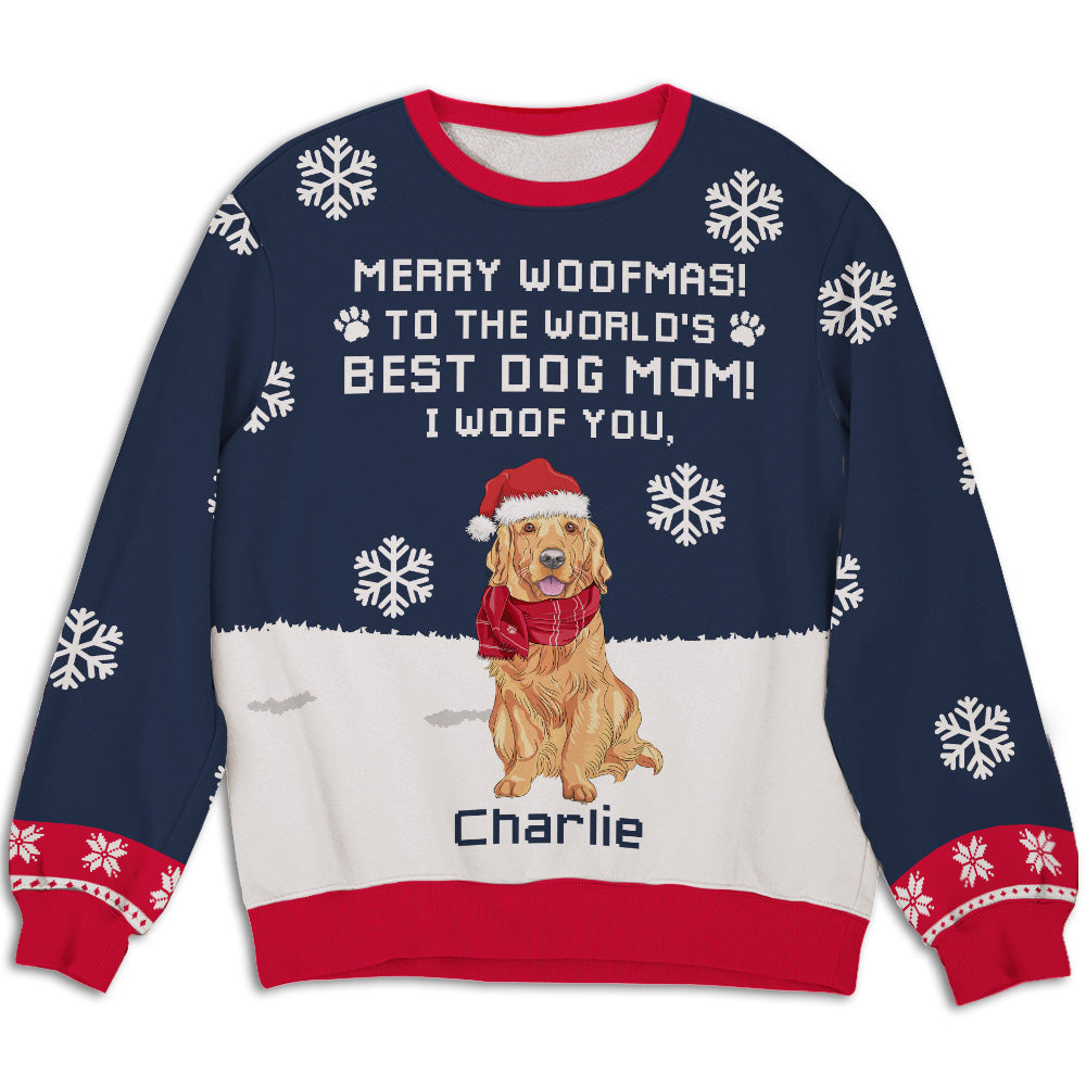 Personalized All-Over-Print Sweatshirt - Ideal Gift for Mom/Dad