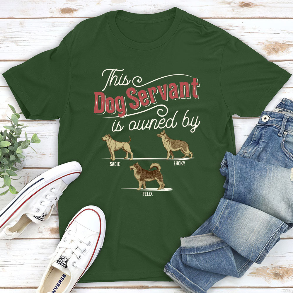 This Dog Servant - Customizable Unisex Personalized T-shirt for Pet Lovers