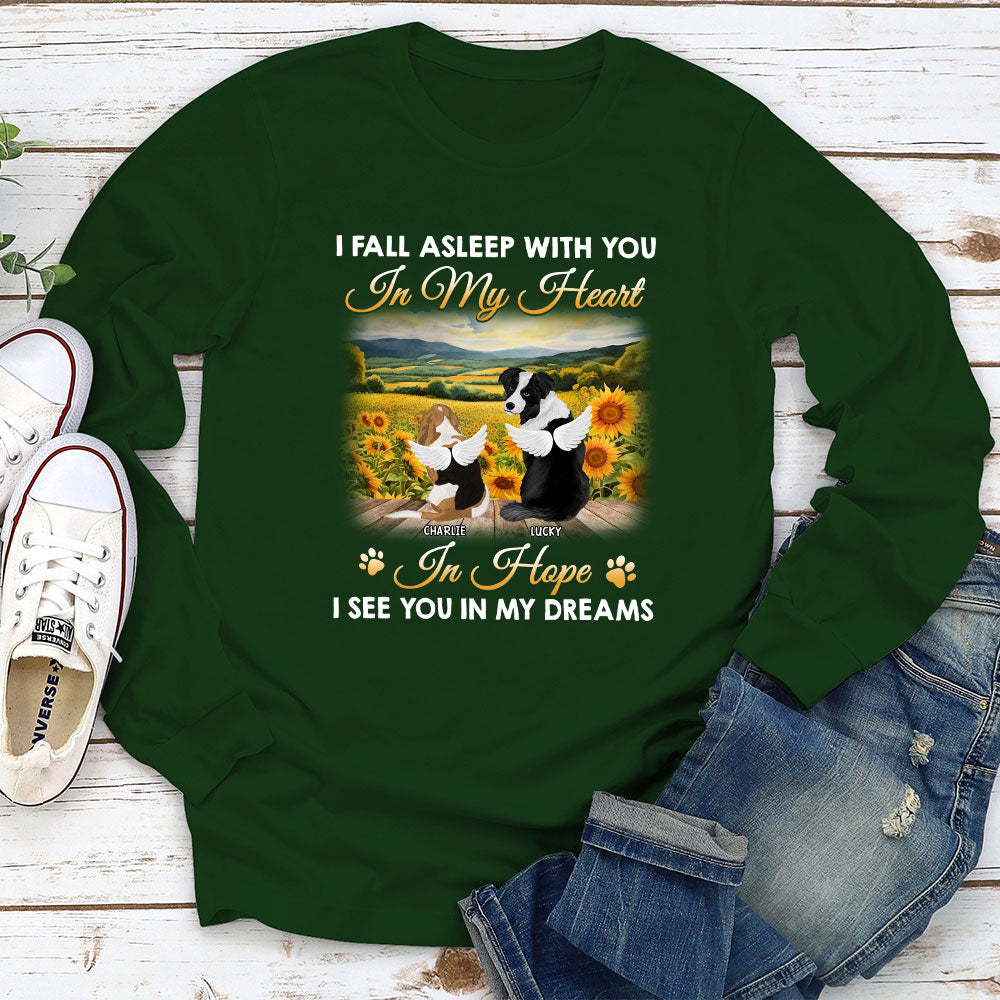 Dreamy Personalized Custom Long Sleeve T - shirt for Pet Lovers