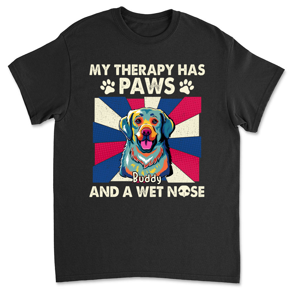Pop Art Therapy: Personalized Unisex Pet Lover T - shirt