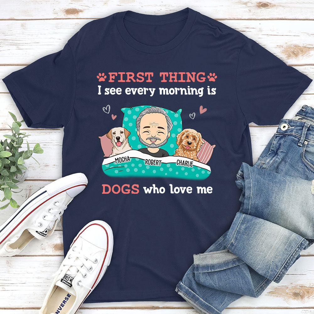 Every Morning 2 - Customizable Unisex Personalized T - shirt for Pet Lovers