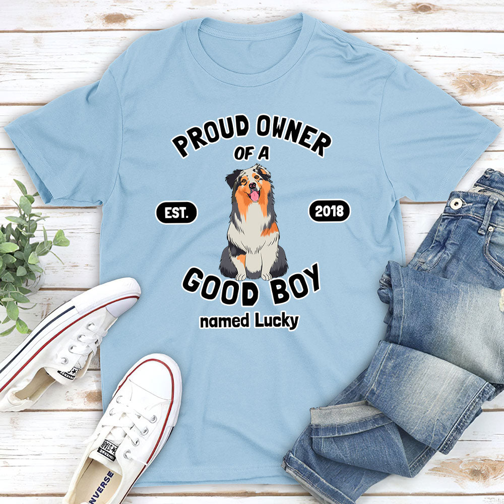 Customizable Unisex Dog Owner Pride T-shirt - Personalized Gift for Pet Lovers