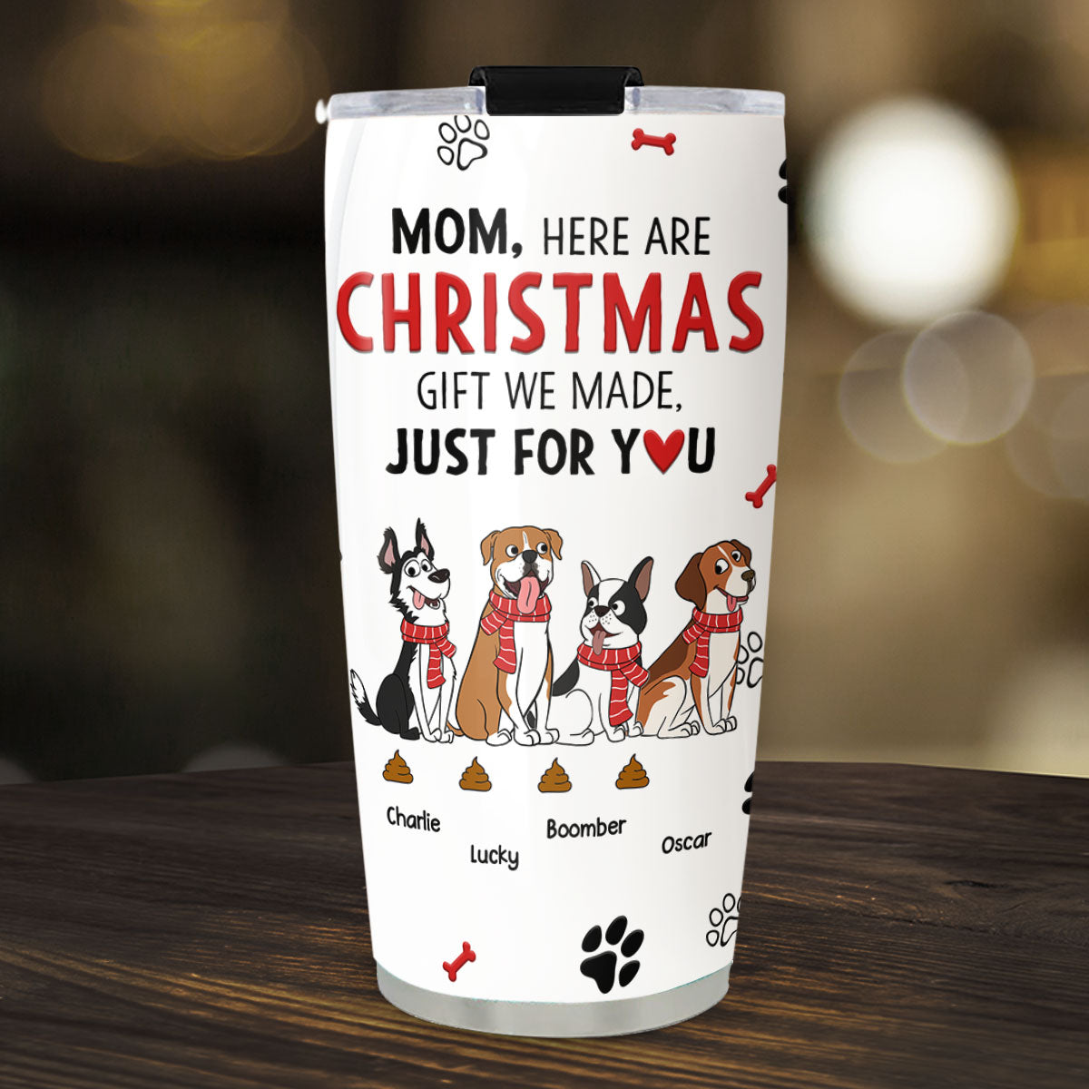 Personalized Custom Tumbler - The Perfect Little Gift for Dog Parents