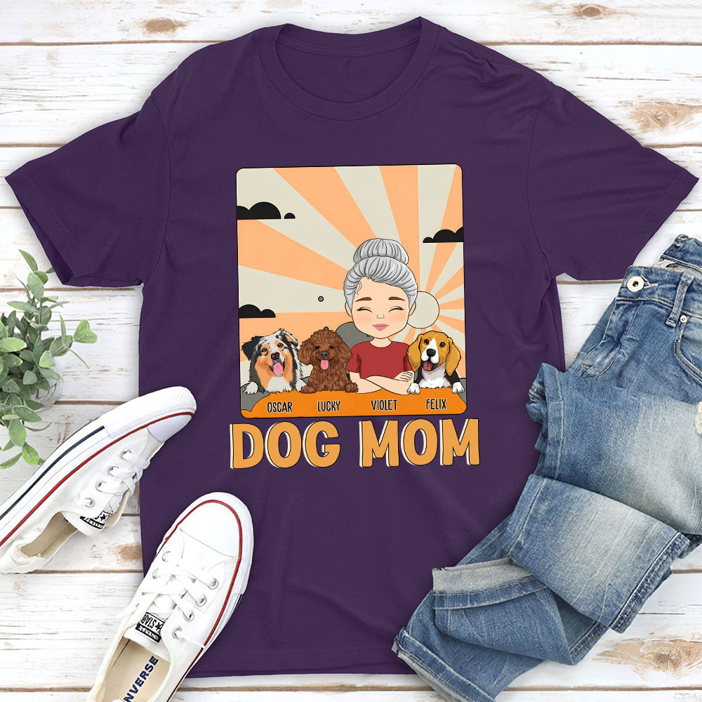 Personalized Custom Unisex 'I Luv U Mom' T-shirt - Ideal Gift for Pet Lovers