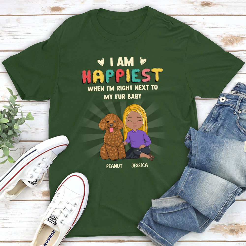 Personalized Custom Unisex 'With My Fur Baby' T-shirt - Ideal Gift for Pet Lovers