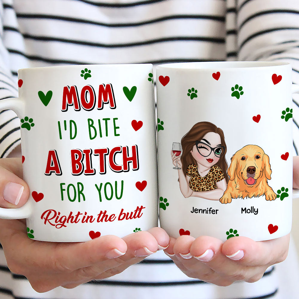 Personalized Custom 'I'd Bite A Bitch For You' Coffee Mug - Ideal Gift for Loved Ones