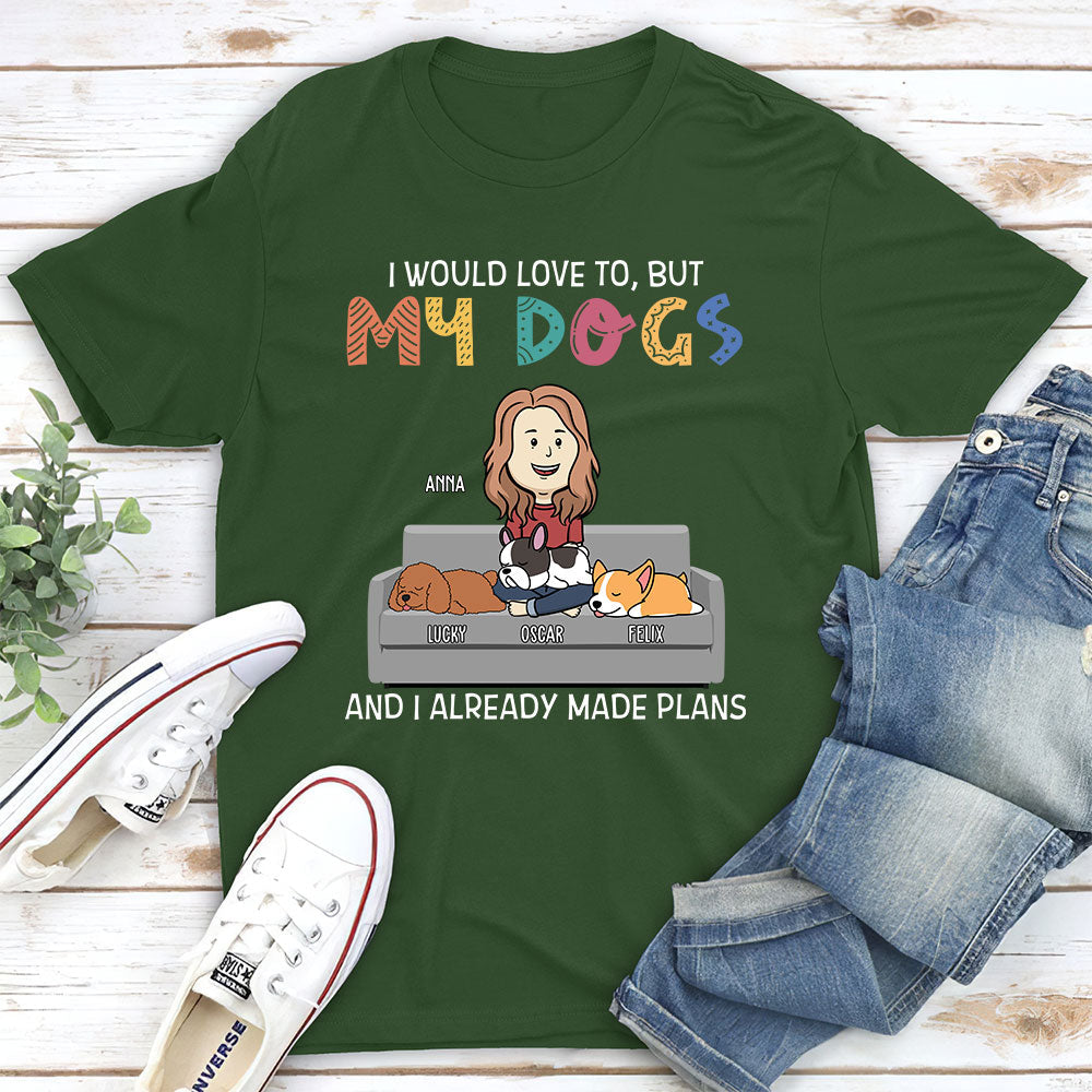Personalized Custom Unisex 'I Would Love To 1' T-shirt - Ideal Gift for Pet Lovers