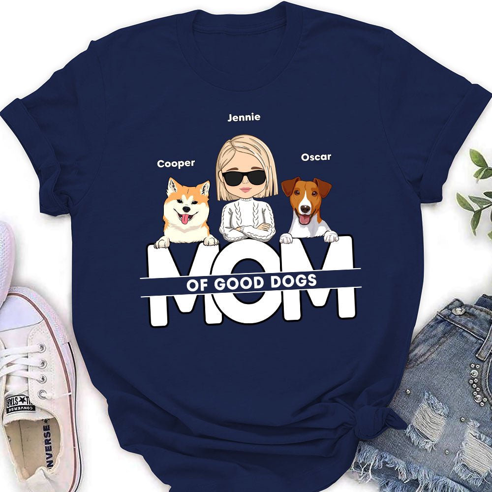 Personalized Dad Of Good Dogs Women's T-shirt - Ideal Gift for Pet Lovers