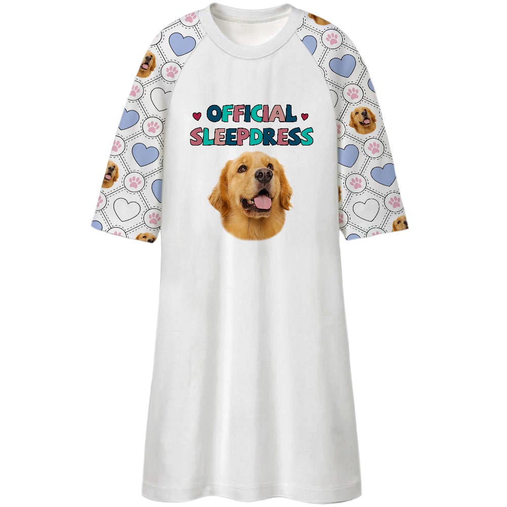 Customizable 3/4 Sleeve Official Sleepdress - Personalized for Dog Moms
