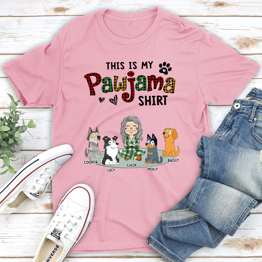 Personalized Pawjama Unisex T-Shirt - Version 3 for Pet Lovers