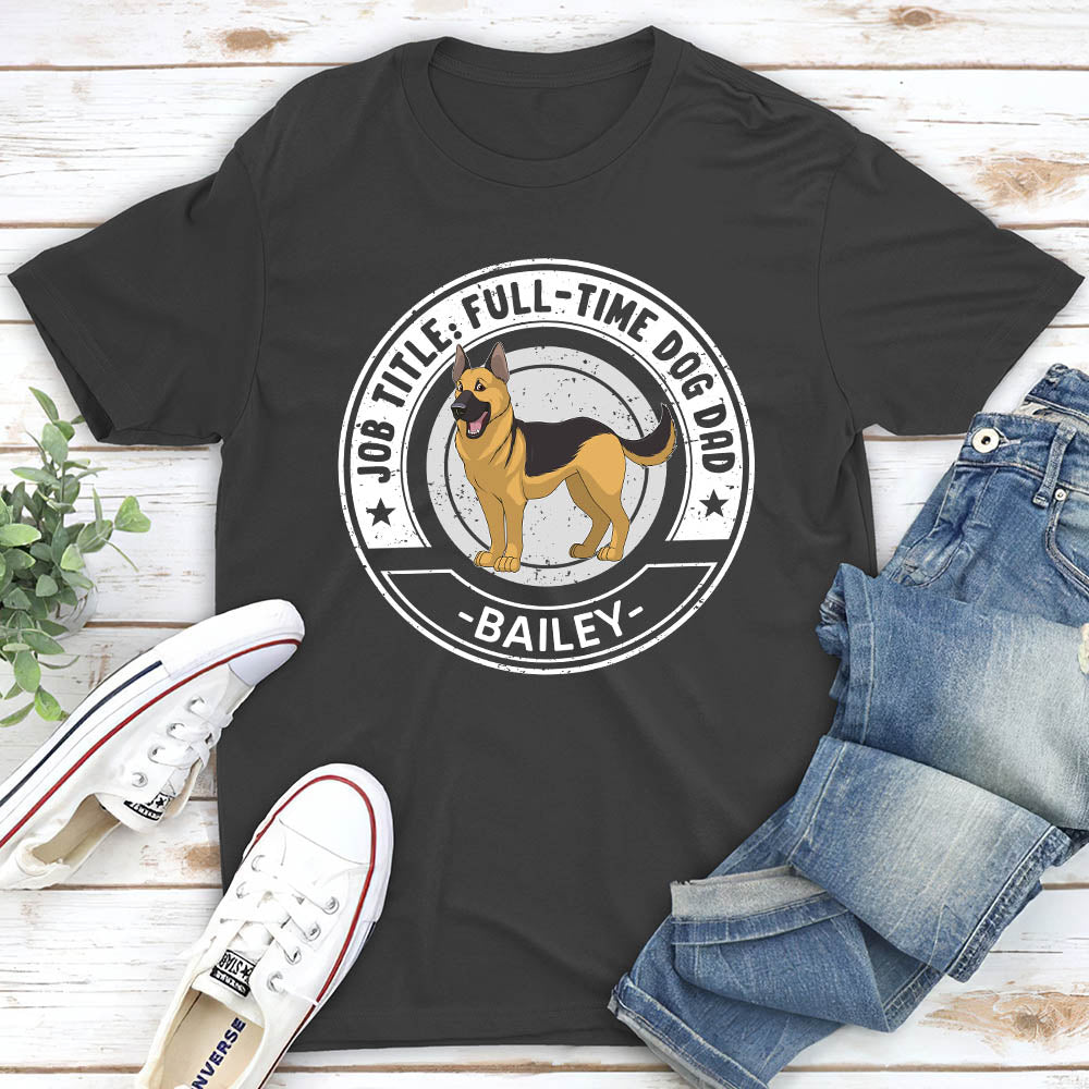 Personalized Custom Unisex T-shirt for Pet Lovers - My Job Title