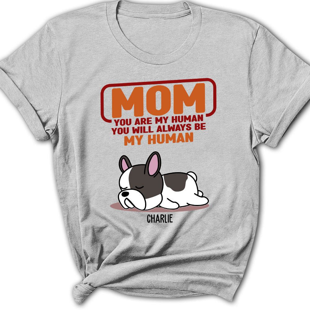 Always Human - Customizable Personalized Women's Pet Lover T-shirt