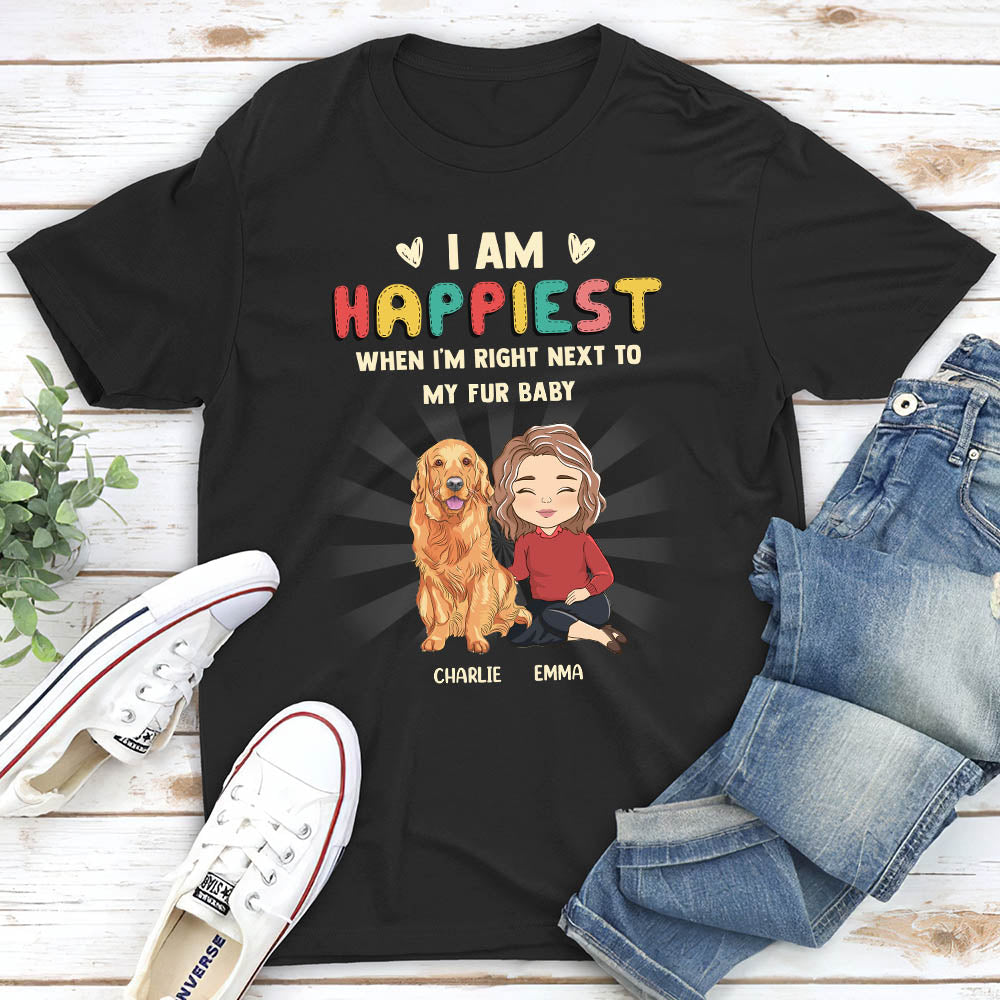 Personalized Custom Unisex 'With My Fur Baby' T-shirt - Ideal Gift for Pet Lovers