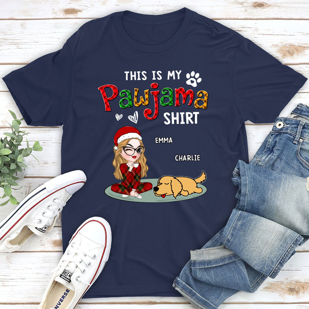 Pawjama Shirt Version 3 - Customizable Unisex Personalized T-Shirt for Pet Lovers