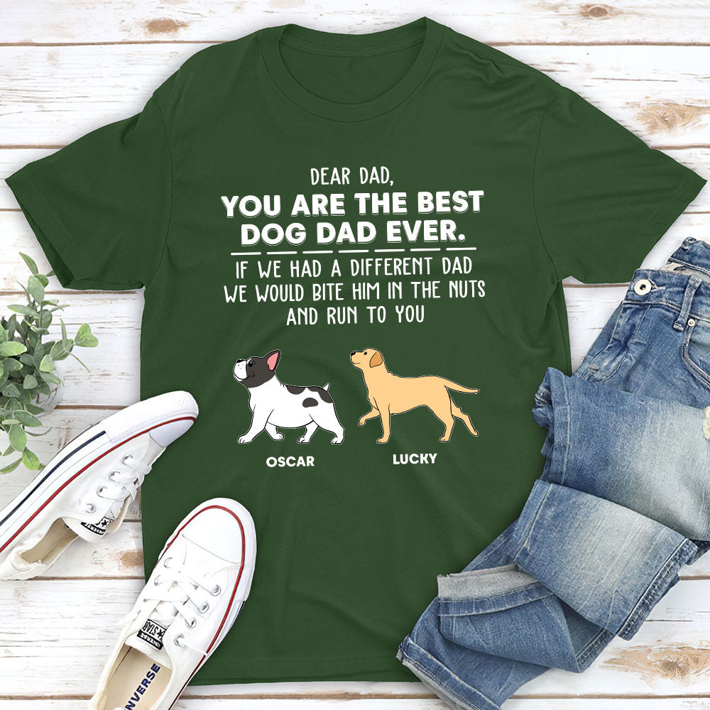Personalized 'I Would Bite Him' Unisex T - shirt for Pet Lovers