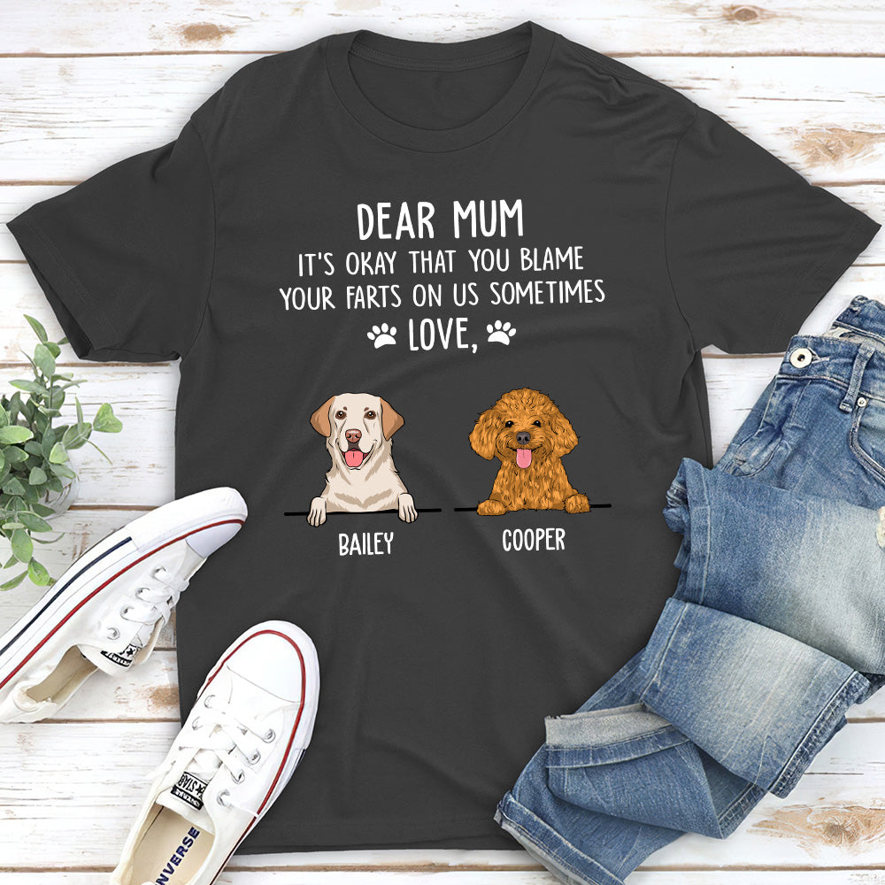 Blame On Me - Customizable Unisex Personalized T - shirt for Pet Lovers