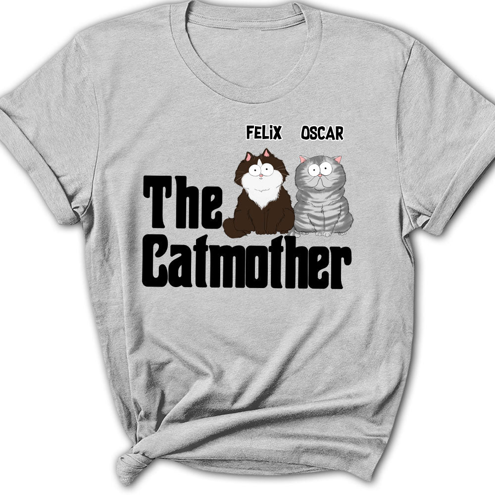 The Cat Mother - Customizable Personalized Women's Cat Lover T-shirt