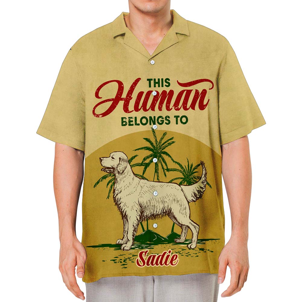Unique Personalized Vintage Hawaiian Shirt for Pet Lovers