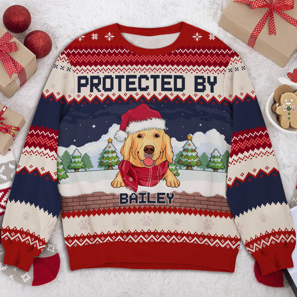 Custom Personalized All-Over Print Sweatshirt - Ideal for Pet Lovers