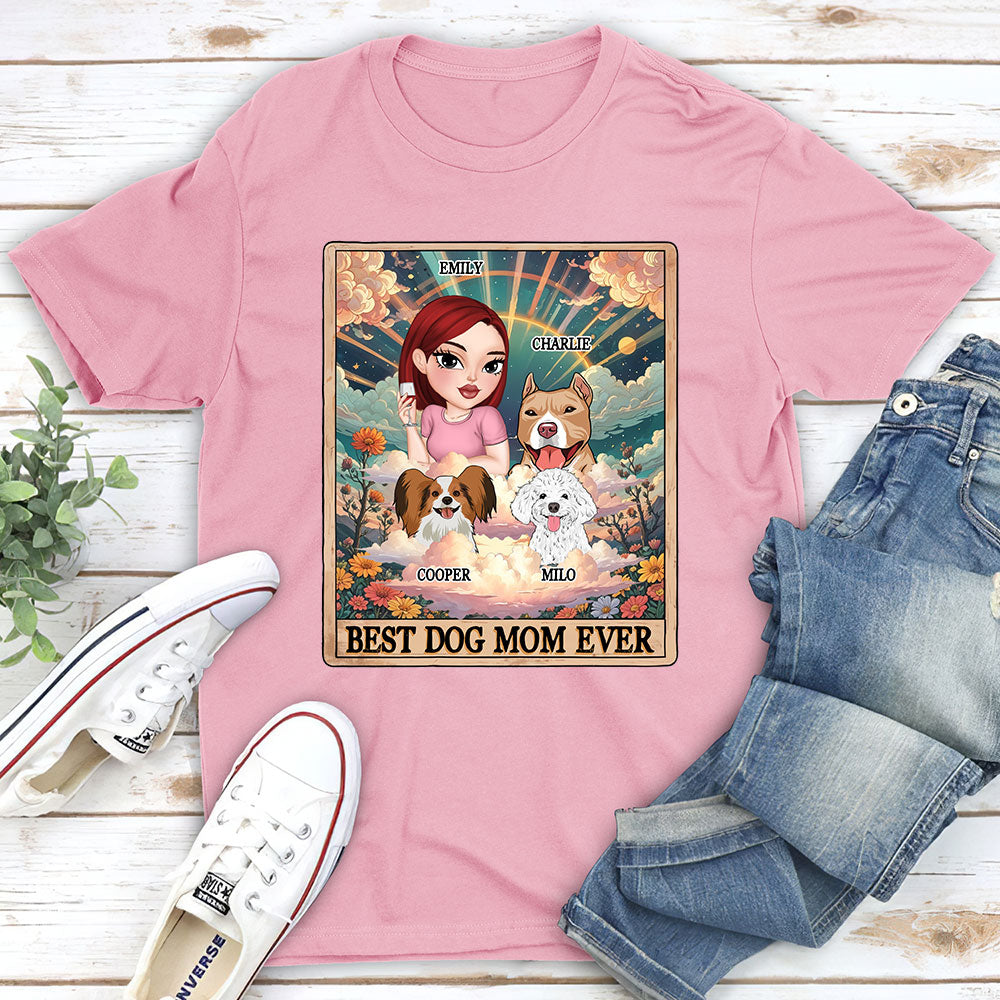 Tarot Dog Mom Personalized Custom Unisex T - shirt: Ideal Gift for Pet Lovers