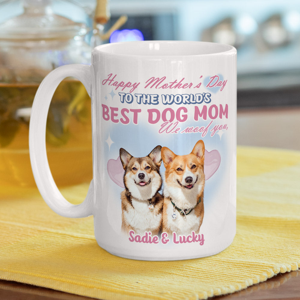 Best Gift for Dog Moms - Personalized Custom Coffee Mug