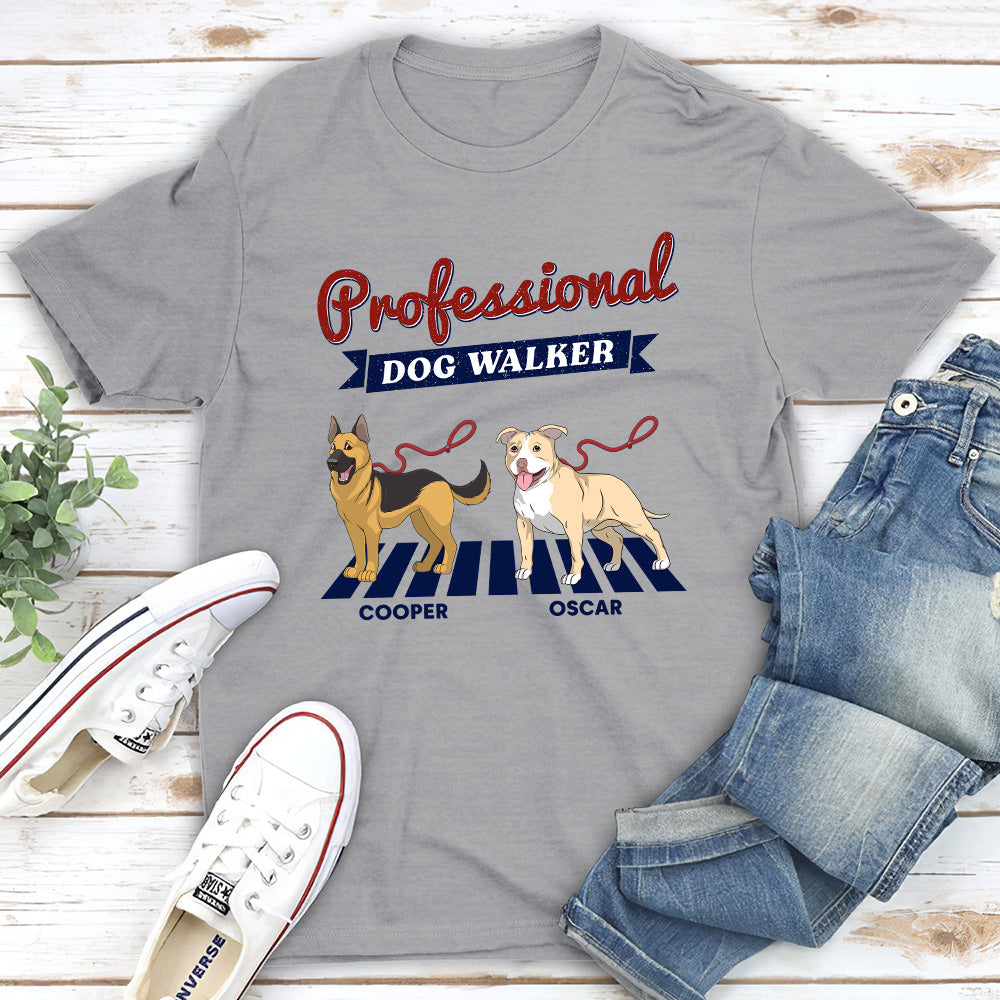 Professional Walker Personalized Custom Unisex Pet Lover T-shirt