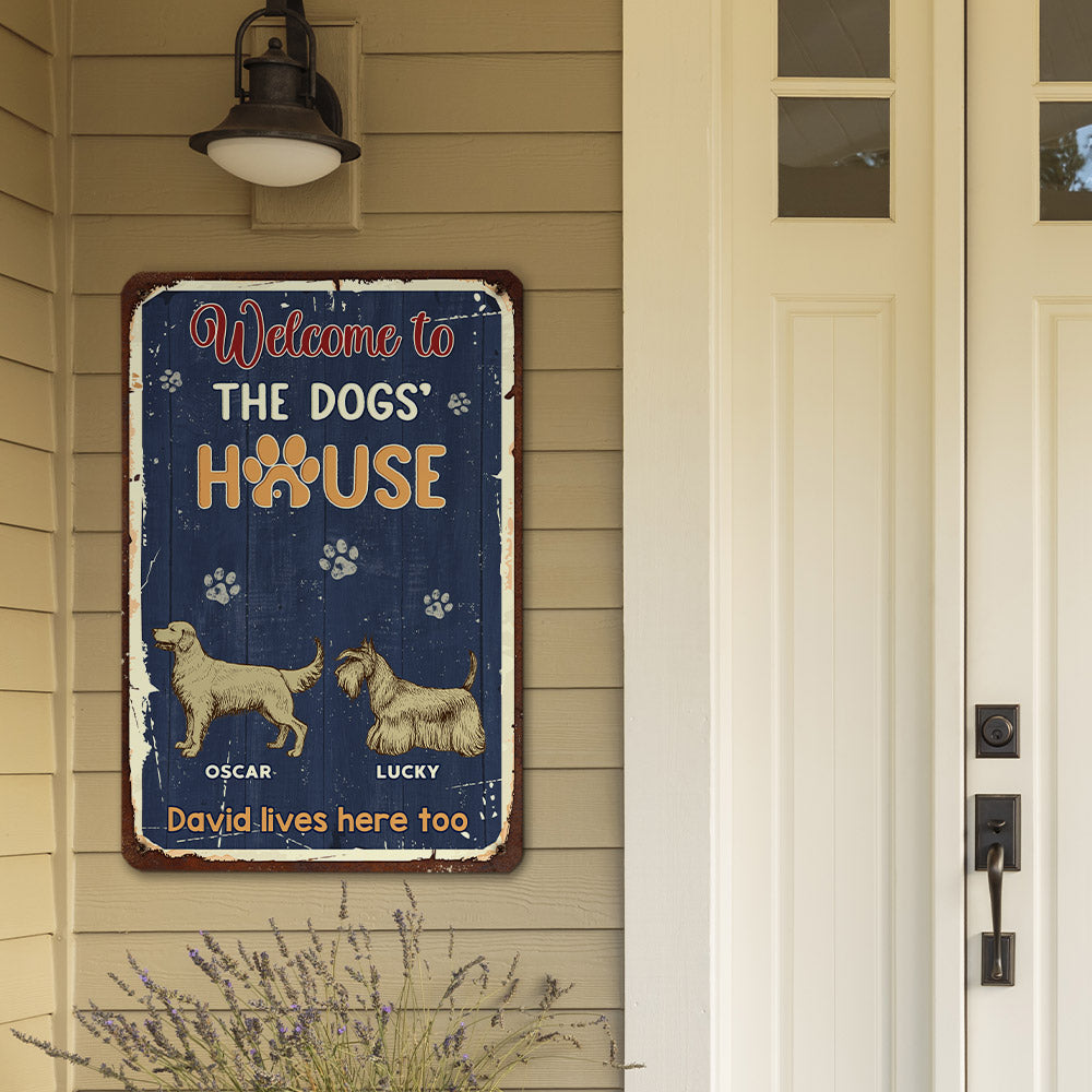 Personalized Custom Metal Sign: A Perfect Home Decor for Dog Lovers