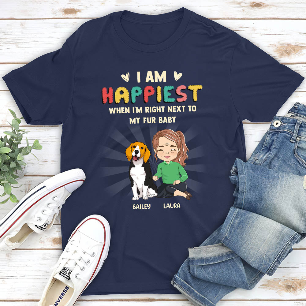 Personalized Custom Unisex 'With My Fur Baby' T-shirt - Ideal Gift for Pet Lovers