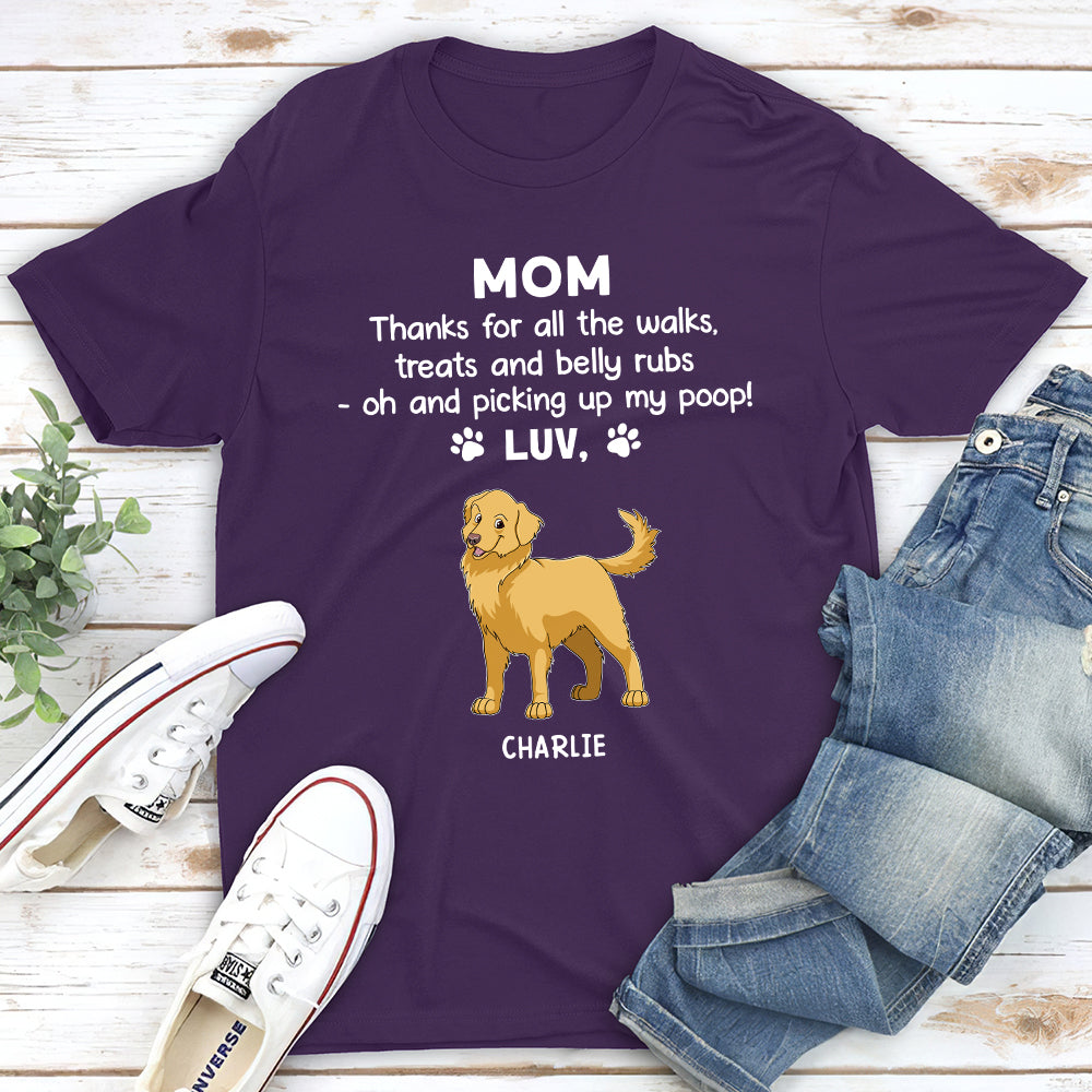 Thanks My Dad - Customizable Unisex Personalized T - shirt for Pet Lovers