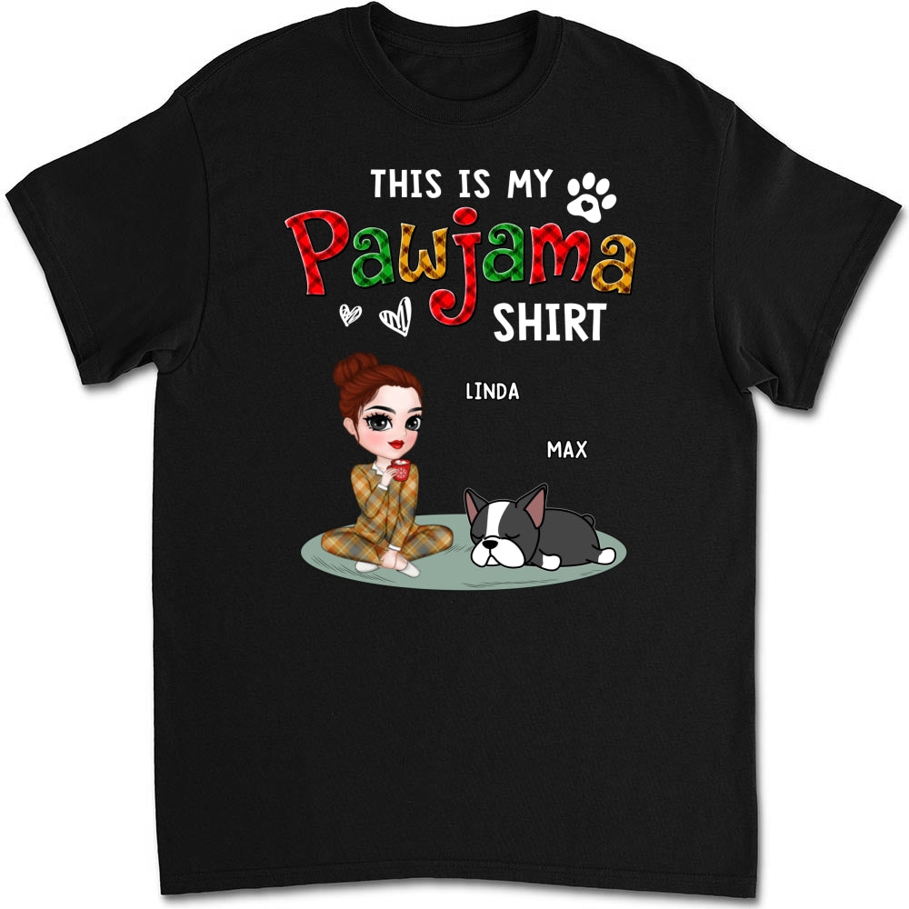 Pawjama Shirt Version 3 - Customizable Unisex Personalized T-Shirt for Pet Lovers