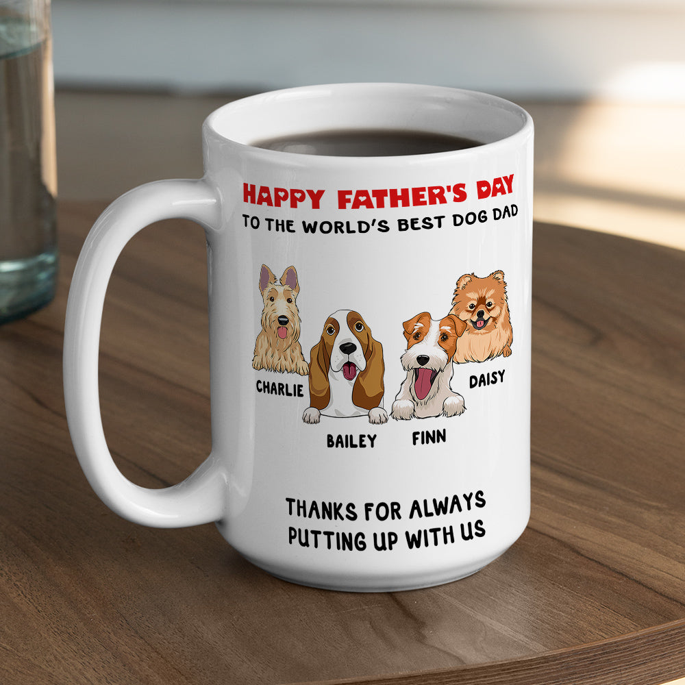 Thank You for Enduring - Personalized Custom Coffee Mug for Pet Lovers