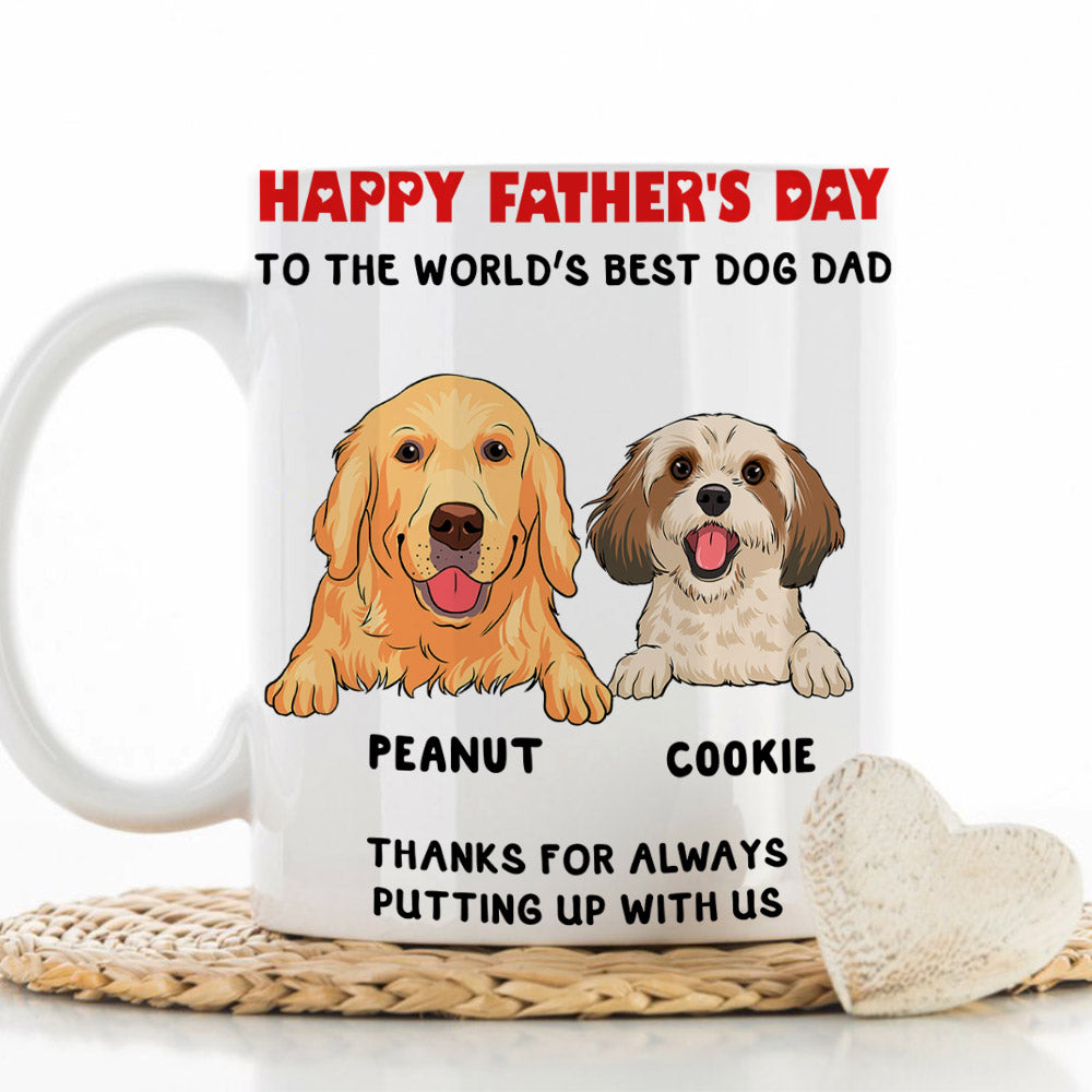 Thank You for Enduring - Personalized Custom Coffee Mug for Pet Lovers