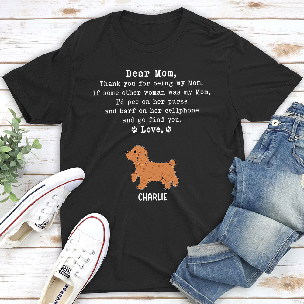 Go Find Mom - Customizable Unisex Personalized T-shirt for Pet Lovers