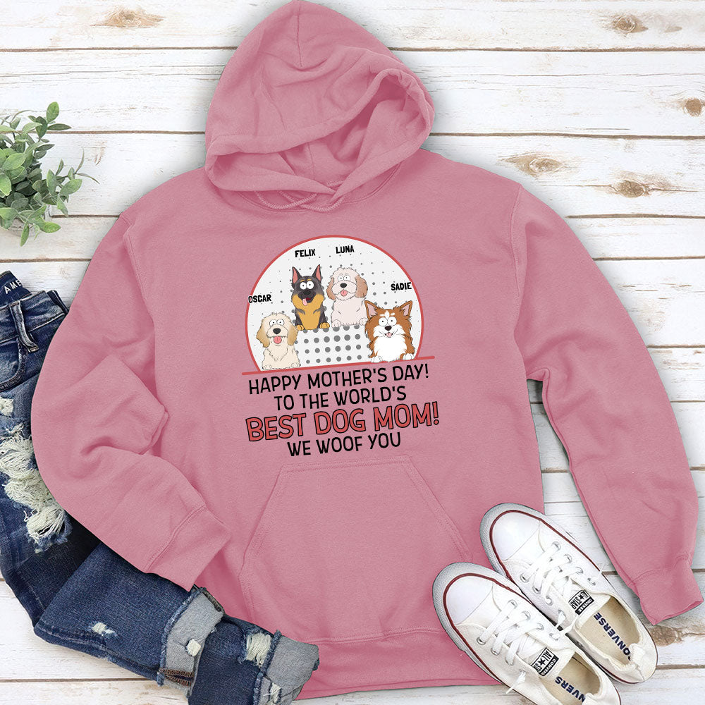 The Ultimate Personalized Custom Dog Mom Woof You Hoodie - A Perfect Gift