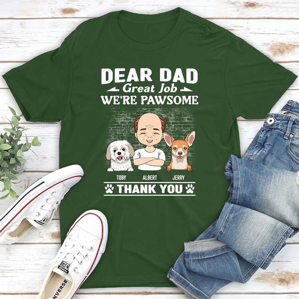 Pawsome Personalized Custom Unisex Pet Lover T-shirt