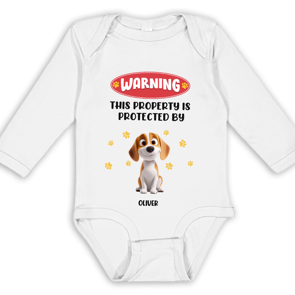 Personalized Custom Long Sleeve Baby Onesie: A Cherished Keepsake