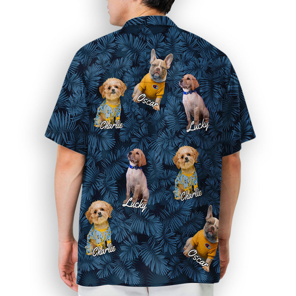 Custom Personalized Summer Hawaiian Shirt with Your Dog's Photo
