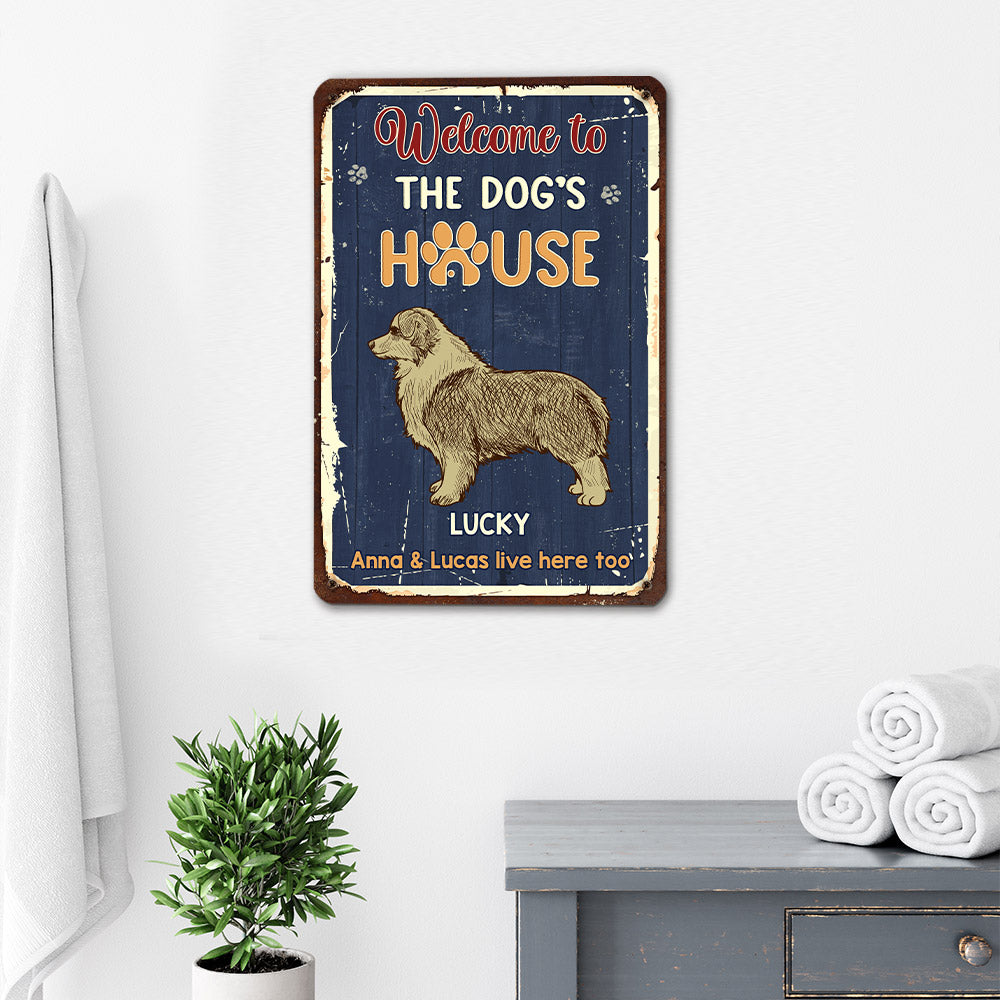 Personalized Custom Metal Sign: A Perfect Home Decor for Dog Lovers