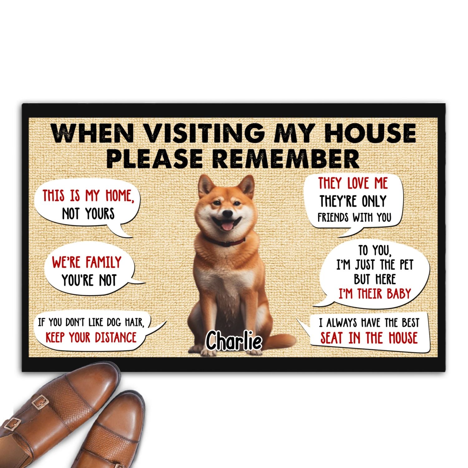 Personalized Pet Photo Doormat: A Warm Welcome for Your Home
