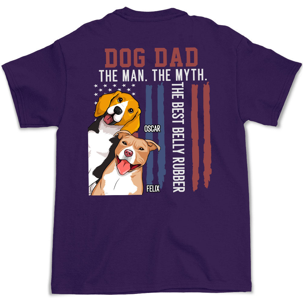 Top-Rated Personalized Unisex Belly Rubber T-shirt for Pet Lovers